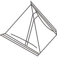  Bolsa pirámide 